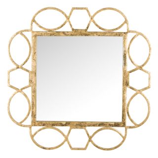 Safavieh Alexandria Fretwork Wall Mirror   24W x 24H in.   Mirrors