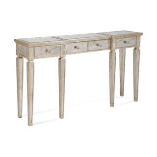Bassett Mirror Borghese Mirrored Console with Drawers