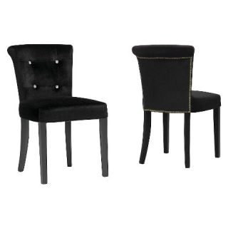 Baxton Studio Dinning Chair   Black