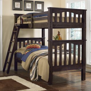 NE Kids Highlands Harper Full over Full Bunk Bed   Bunk Beds & Loft Beds