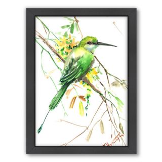 Green Bee Eater Framed Painting Print by Americanflat