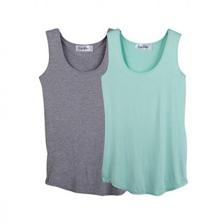 Lisa Kline "Around Town" Scoop Neck Tank 2pk Set   7933778