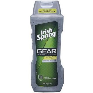 Irish Spring Gear Advanced Performance Exfoliating Clean Body Wash, 15 fl oz