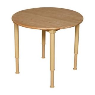 Wood Designs Childrens Round Table and Chair Set with 14 in. Chairs