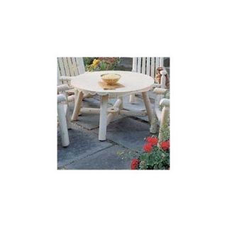 Rustic Natural Cedar Furniture Round Cedar Coffee Table