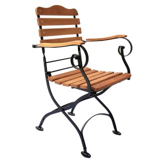 Haste Garden Tosca Folding Arm Chair   Outdoor Dining Chairs