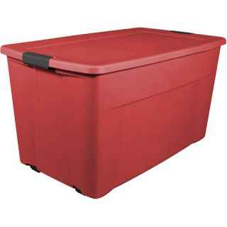 Sterilite 45 Gallon (180 Quart) Wheeled Latch Storage Box, Set of 4