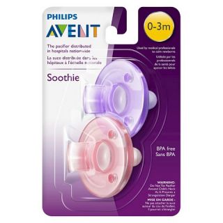 Philips Avent Pink/Purple Soothie (0 3 Months)
