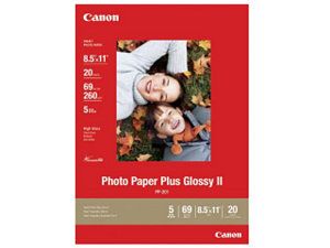 Canon
Photo Paper Plus Glossy II (2311B001), 8 1/2 x 11, 10.6 mil, White, 20 Sheets/Pack