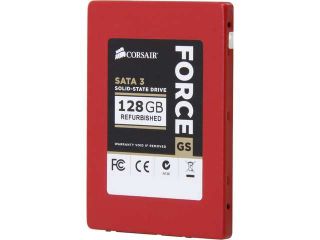 Manufacturer Recertified Corsair Force Series GS 2.5" 128GB SATA III Internal Solid State Drive (SSD) CSSD F128GBGS/RF2