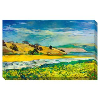River to the Mountains Oversized Gallery Wrapped Canvas