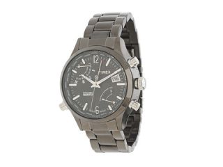 Timex Intelligent Quartz World Time Stainless Steel Bracelet Watch