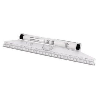 Students Multi purpose 30cm Measuring Protractor Template Drawing Rolling Rule