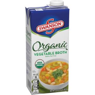 Swanson® 100% Natural Organic Vegetable Broth 32 oz. Aseptic Package