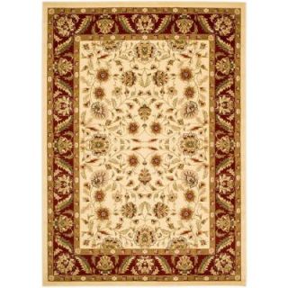 Safavieh Lyndhurst Ivory/Red 5 ft. 3 in. x 7 ft. 6 in. Area Rug LNH215A 5