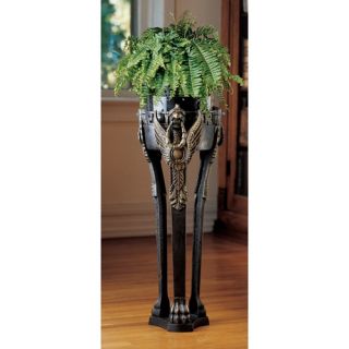 Design Toscano French Neoclassical Griffin Pedestal Plant Stand