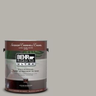 BEHR Premium Plus Ultra 1 Gal. #UL260 9 Ashes Interior Eggshell Enamel Paint 275401