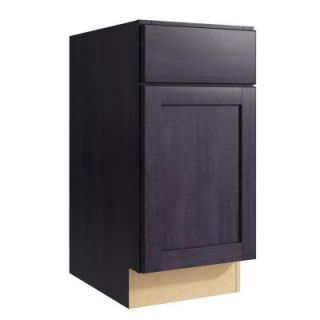 Cardell Pallini 15 in. W x 31 in. H Vanity Cabinet Only in Ebon Smoke VB152131L.AE0M7.C64M