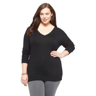 Womens Plus Size Long Sleeve Pullover Sweater Pure Energy