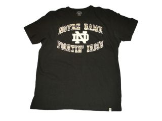 Notre Dame Fighting Irish 47 Brand College Vault Black Camo T Shirt (M)