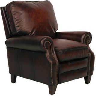 Barcalounger Briarwood II Leather Recliner with Nailheads   Recliners