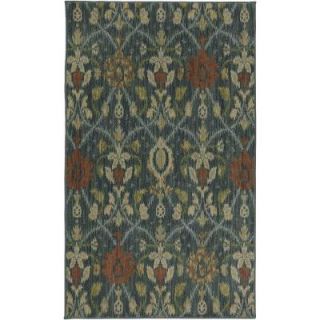 Karastan Britton Jade 3 ft. 3 in. x 5 ft. 6 in. Accent Rug 127661