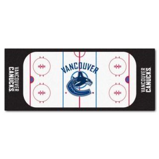 FANMATS Vancouver Canucks 2 ft. 6 in. x 6 ft. Rink Rug Runner Rug 10455