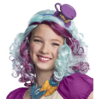 Girls Ever After High Madeline Hatter Wig with Headpiece   One Size