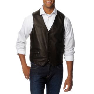 EXcelled Mens Leather Vest   Shopping