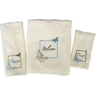 Butterfly Blessings 3pc Towel Set