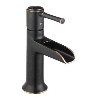 Hansgrohe Talis C Single Hole 1 Handle Mid Arc Bathroom Faucet in Rubbed Bronze 14127921