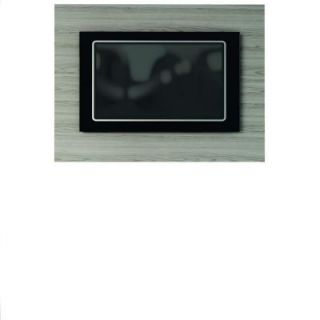 Manhattan Comfort Spring TV Panel in Nature White and Black/ Pro Touch 80524