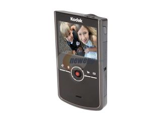 Kodak Zi8 Black 5.0 MP 1/2.5" CMOS 2.5" LCD 4x Digital HD Pocket Video Camera