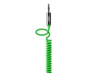 Belkin 6 Feet MIXIT Coiled Aux/Auxiliary Cable (Green)