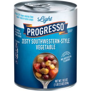 Progresso? Light Zesty Southwestern Style Vegetable Soup 18.5 oz. Can