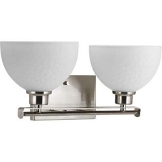 Progress Lighting Legend Collection 2 Light Brushed Nickel Bath Light P2088 09