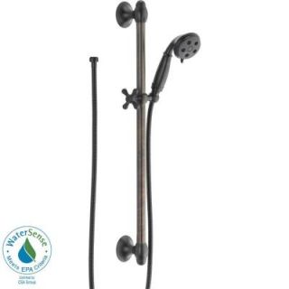 Delta 3 Spray 2.0 GPM Hand Shower with Slide Bar in Venetian Bronze Featuring H2Okinetic 51308 RB