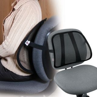 Mesh Sit Back Rest in Black by Core Products