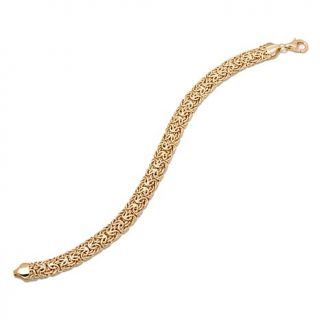 Sevilla Gold™ 14K Mirror Byzantine Link 6 3/4" Bracelet   8049183