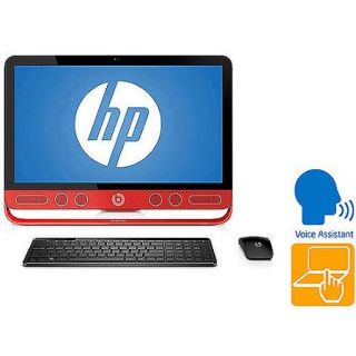 HP Red ENVY Beats 23 n010 All in One Desktop PC with Intel Core i5 4570T Processor, 8GB Memory, 23" Touchscreen Display 1TB SATA 6G Solid State Hybrid Drive and Windows 8.1 with Voice Assistant*