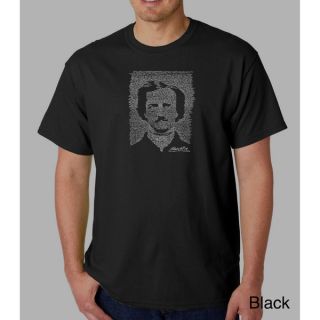 Los Angeles Pop Art Mens Edgar Allen Poe The Raven T shirt   13956613