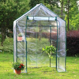 Arcadia Garden Products 2 Sided 2.5 W x 4.5 D Walk in  Greenhouse