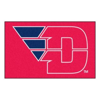 FANMATS NCAA University of Dayton Red 5 ft. x 8 ft. Area Rug 271