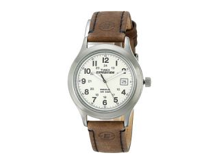 Timex EXPEDITION® Full Size Brown Leather Field Watch