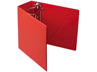 Cardinal 11952 Heavyweight Vinyl Slant D Ring Binder With Finger Hole, 5" Capacity, Red