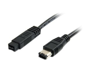 StarTech 139496MM1 1 ft. IEEE 1394 Firewire Cable 9pin 6pin Male/Male M M