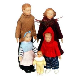 Town Square Miniatures Modern Vinyl Doll Family
