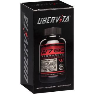 Ubervita W700 Thermogenic Hyper Metabolize Dietary Supplement Capsules, 60 count