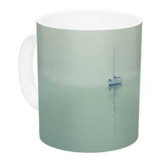 Eternal by Robin Dickinson 11 oz. Coastal Nautical Ceramic Coffee Mug