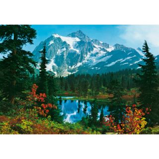 Ideal Decor Mountain Morning Wall Mural by Brewster Home Fashions